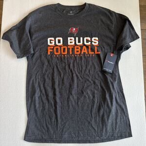 NWT Fanatics Go Bucs Football Tee - LARGE NFL Buccaneers